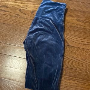 Spanx velvet leggings
